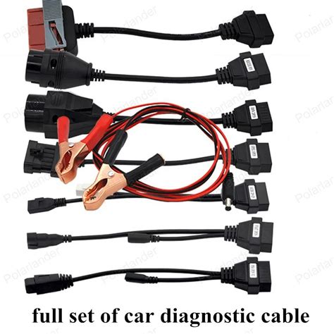 full set  car diagnostic connector  tcs gdp pro auto scanner cable professional obd