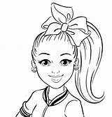 Jojo Siwa Cutie Hairbow sketch template