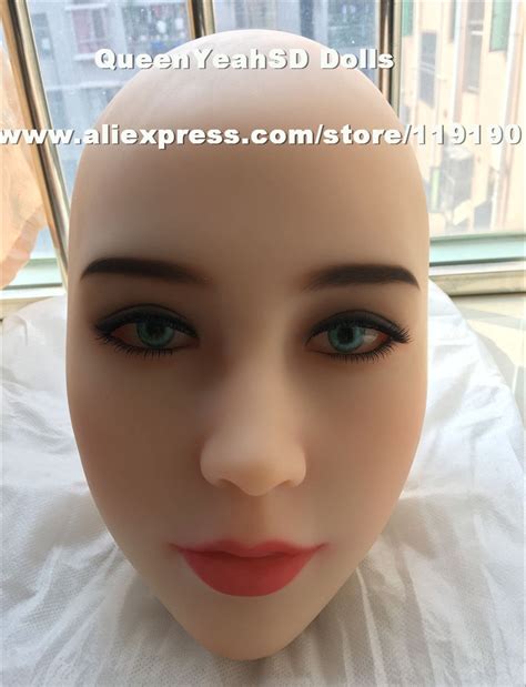 top quality silicone doll head for sex dolls lifelike love doll adult