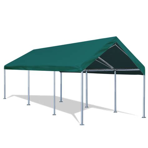 quictent   carport heavy duty car canopy galvanized car boat shelter  reinforced