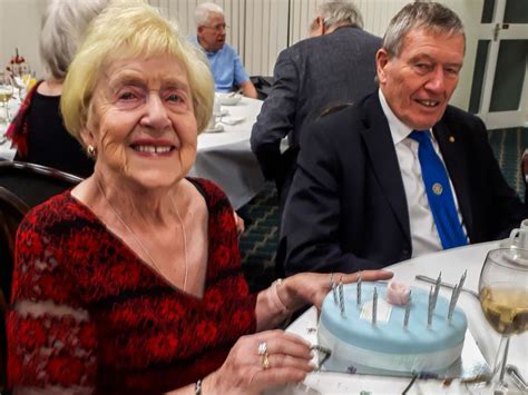joan s 90th birthday rotary stockport lamplighter