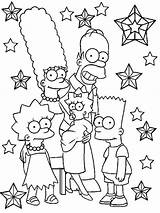 Simpsons Coloring Pages Simpson Homer Print Characters Printable Getcolorings Color Getdrawings sketch template