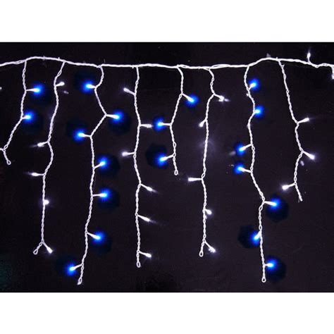 blue white  led christmas icicle lights  metres