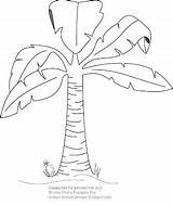 Banana Coloring Tree Pages Getcolorings Colouring Color Printable Print sketch template