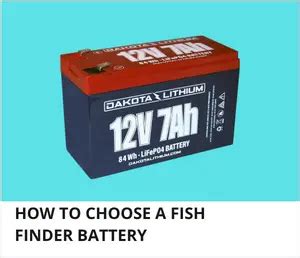 choose   fish finder battery explained