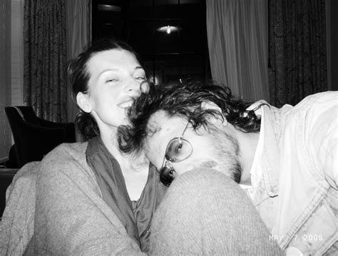 Milla Jovovich And Olivier Zahm At The Bowery Hotel New York Photo