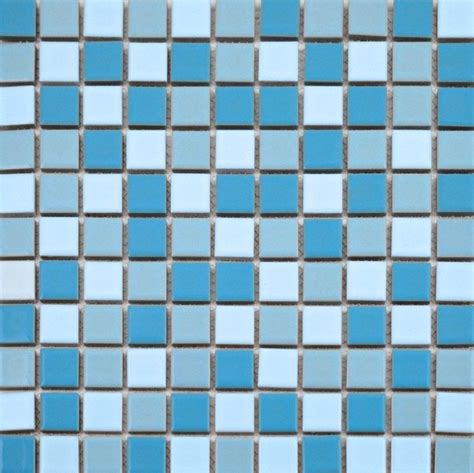 Autograph Pool Blue Blend Square Mini Mosaic Tiles Appleby S Tiles