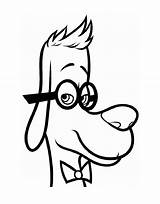 Peabody Sherman Mr Coloring Pages Kids Children Simple Color Gif Justcolor sketch template