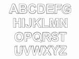 Alphabet Everfreecoloring sketch template