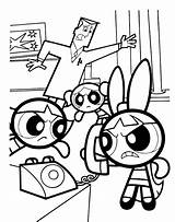 Powerpuff Coloring Girls Pages Blossom Printable Buttercup Bubbles Cartoon Angrily Wait While Phone Coloringpagesfortoddlers Professor Pages2color Van Disney Wonder Fun sketch template
