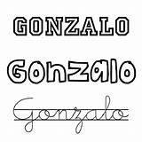 Gonzalo sketch template