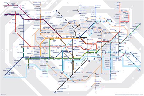 tube map transport  london