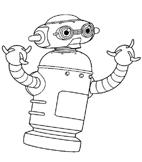 printable robot coloring pages  kids