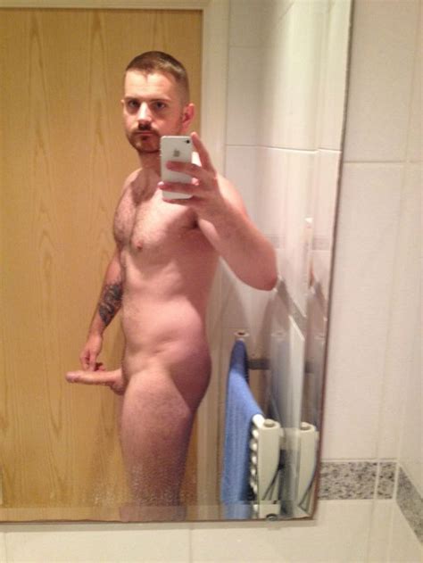 erected dick of cute bearded dude nude men pics