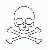 Skull Crossbones Stencil Coloring Bones Cross Pumpkin Clipart Stencils Clip Pages Printable Pirate Cliparts Crossbone Template Carving Tattoo Pattern Templates sketch template