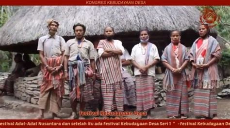 kepala desa adat boti sebut pentingnya budaya sebagai landasan bernegara suara jogja
