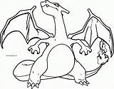 Coloring Charizard Pokemon Clipart Pages Library sketch template