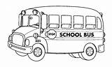 Bus School Coloring Pages Printable Kids sketch template