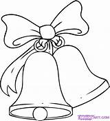 Christmas Bells Drawings Line Drawing Draw Simple Stuff Step Coloring Cards Pages Clip Clipart Xmas Clipartbest Greetings Seasonal Dragoart Visit sketch template