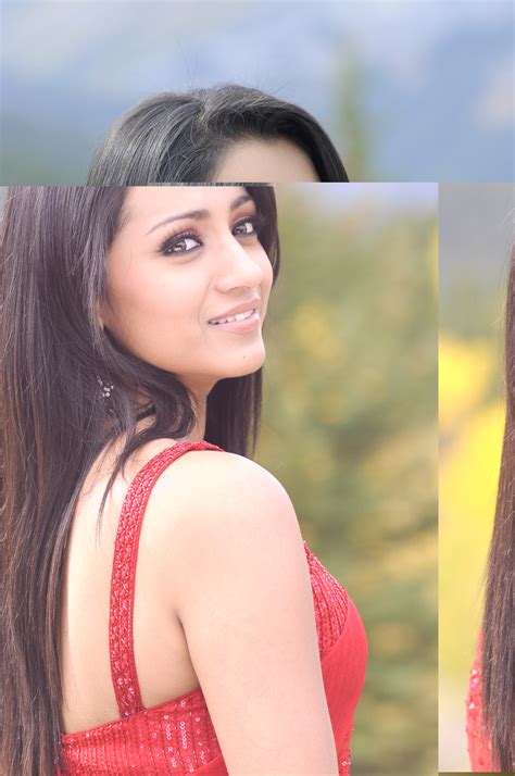 Trisha Latest Stills In Red Saree Bollywood Actress Hot