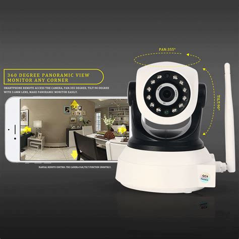p wireless ip camera wifi p video surveillance camera mini  degree pan tilt wi fi cctv