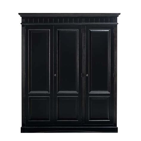 fichte kleiderschrank miro  schwarz massiv wohnende