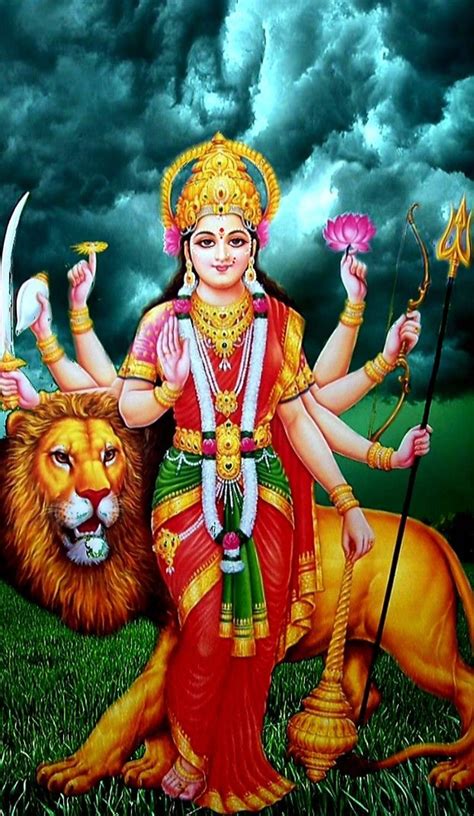 durga   goddess  war  warrior form  parvati  mythology