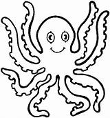 Octopus Outline Clipart Library Clip sketch template