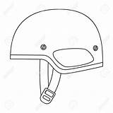 Helmet Army Clipart Drawing Outline Getdrawings Clipground sketch template