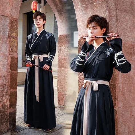 chinese traditional ancient men clothes hantang dynasty men costumes