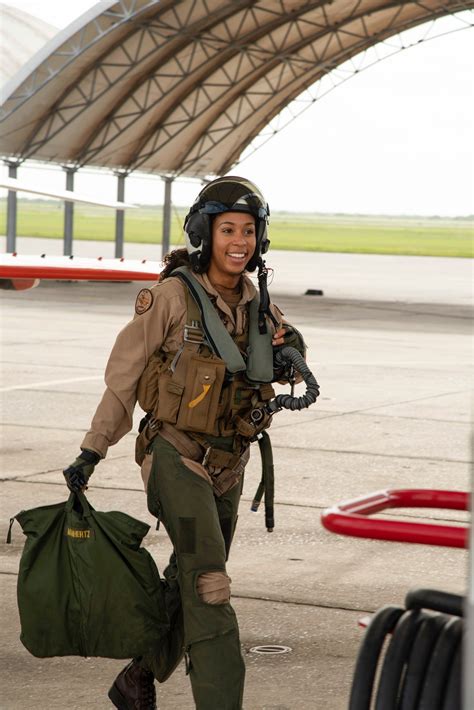 navys  black female fighter pilot ltjg madeline swegle graduates