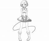 Coloring Vocaloid Pages Template Meiko sketch template