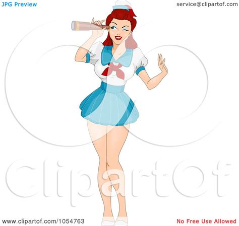 Royalty Free Vector Clip Art Illustration Of A Sexy Female