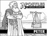 Jesus Heroes Apostles sketch template