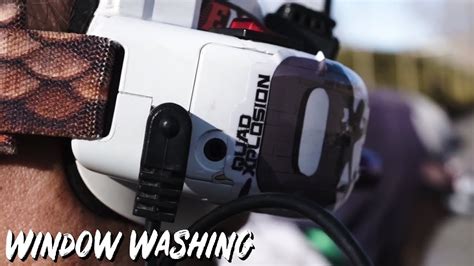 drone window washing youtube