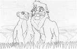 Coloring Kiara Pages Kovu Lion King Popular Cub sketch template