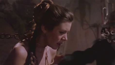 slave leia scene star wars episode vi return of the jedi youtube