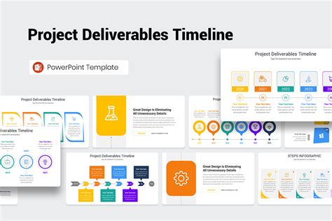 project deliverables timeline diagram powerpoint temp vrogueco