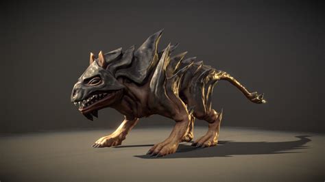 dog  monster  model  grigorii ischenko atgrigoriyarx