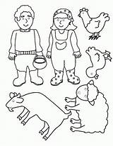 Coloring Macdonald Old Farm Had Pages Printable Popular Coloringhome sketch template