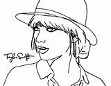 Swift Taylor Coloring Pages Print Singers Famous Singer Color People Draco Malfoy Country Printable Para Easy Britney Spears Popular Getcolorings sketch template