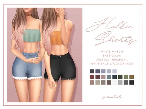 The Sims Resource Hallie Shorts