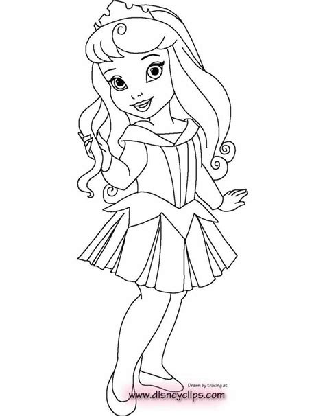 baby princess coloring pages printable