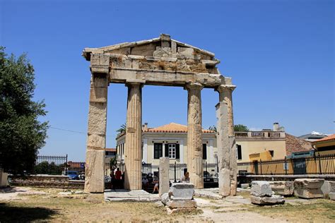top  place  visit  athens dnroman agora ancient agora temple  hephaestus