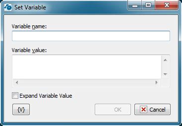 actions variables set variable