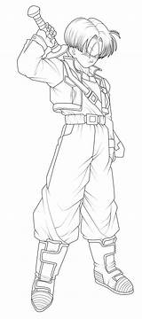 Trunks Lineart Mirai Ball Super Dragon Coloring Dbz Deviantart Fill Goku Drawing Drawings Saiyan Choose Board Manga sketch template