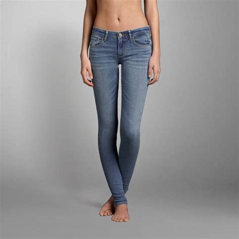 Abercrombie And Fitch Super Skinny Jeans Light Wash Low Rise