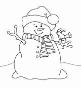 Snowman Coloring Pages Clipart Christmas Snowmen Printable Cute Clip Stamps Digital Color Frosty Face Colors Quilt Tree Weihnachten Sheets Print sketch template