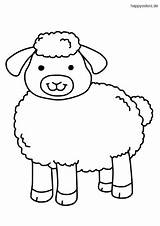 Schaf Zum Bauernhof Ausmalen Malvorlage Lachendes Bauernhoftiere Huhn Kuh sketch template