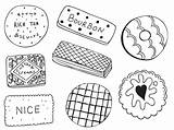 Biscuit Biscuits Drawing Drawings Dribbble Paintingvalley sketch template
